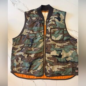 Denim & Supply Ralph Lauren Woodland Camouflage Tanker Vest